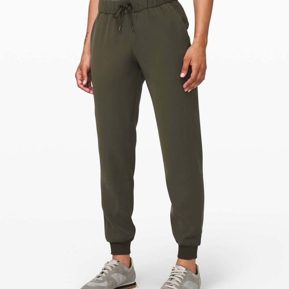 lululemon athletica Olive Green Jogger Track Pants